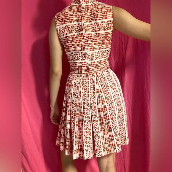 Vintage 60’s David Crystal Dominoes Mini Dress - Picture 6 of 14